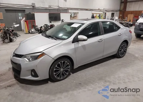 2015 Toyota Corolla S Plus из США, поврежденный, VIN 2T1BURHE2FC327354